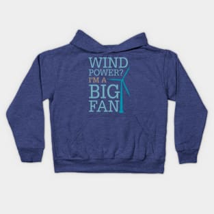 Wind Power Big Fan Kids Hoodie